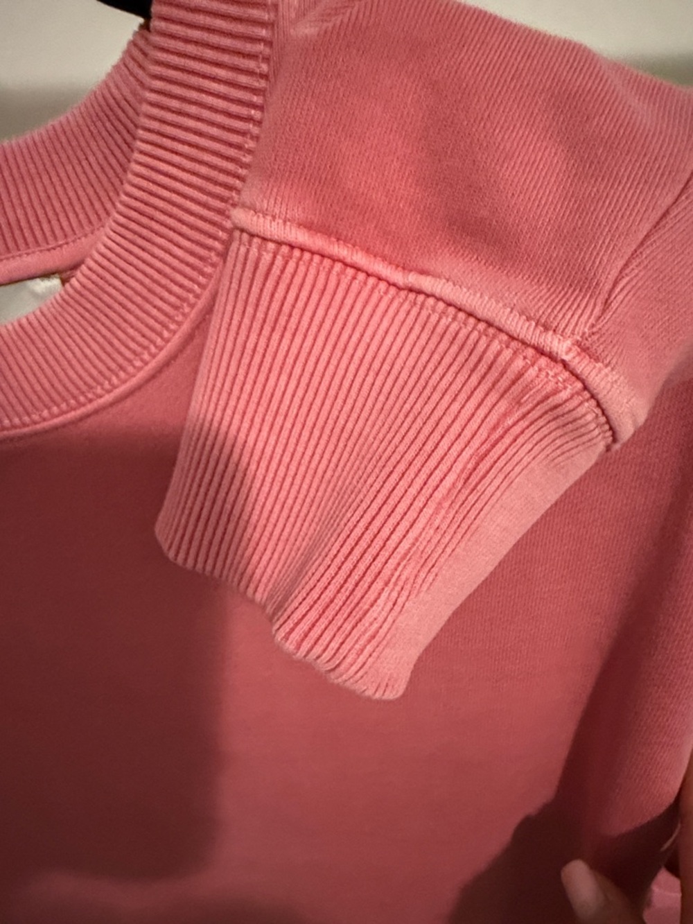 COS Pink Ribbed Crewneck Sweater - Picture 6 of 6